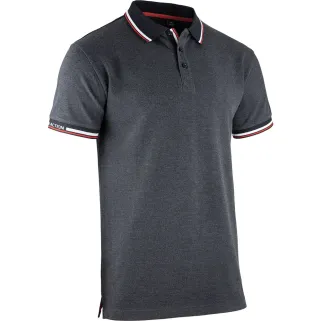 Polo LORD gris chiné - Confort & style pour éleveurs S-3XL