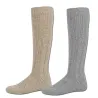 Lot de 2 paires de mi-bas chinés chasse