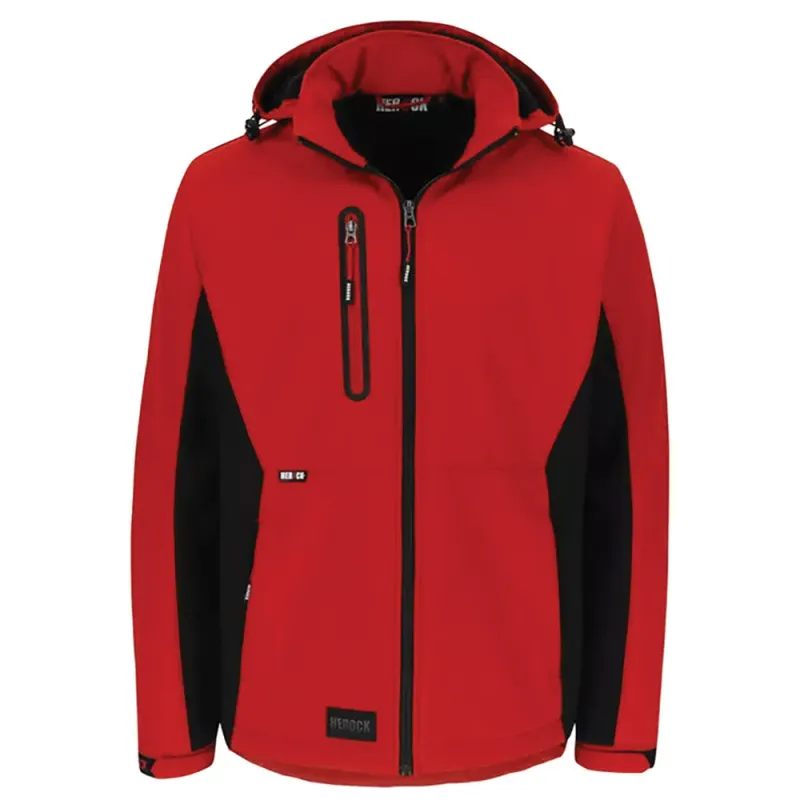 Veste Softshell Trystan Homme - Noir/Rouge Herock®