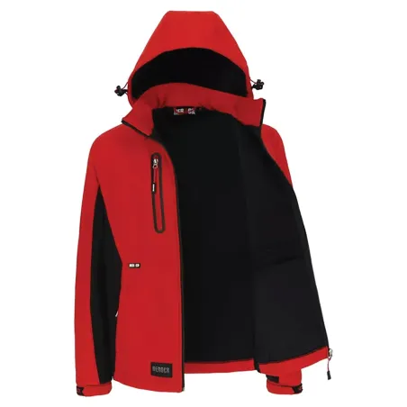 Veste Softshell Trystan Homme - Noir/Rouge Herock®