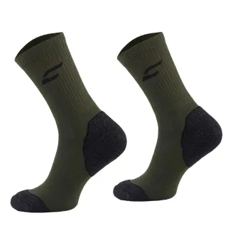Chaussettes bambou kaki respirantes 40% fibres naturelles