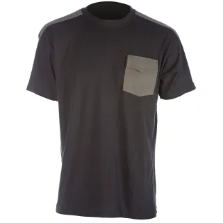 T-shirt travail Brooklyn coton noir/gris M à 4XL