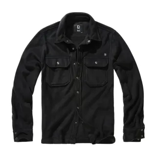 Chemise polaire homme Jeff Brandit® noire - Confort hiver