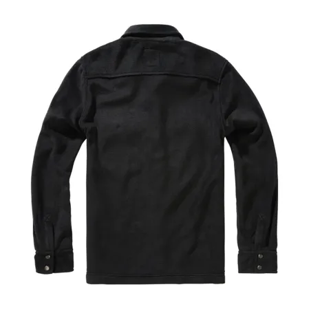 Chemise polaire homme Jeff Brandit® noire - Confort hiver