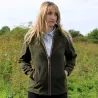 Blouson polaire femme Scotland kaki 4 poches S-XL
