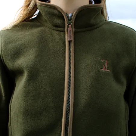 Blouson polaire femme Scotland kaki 4 poches S-XL