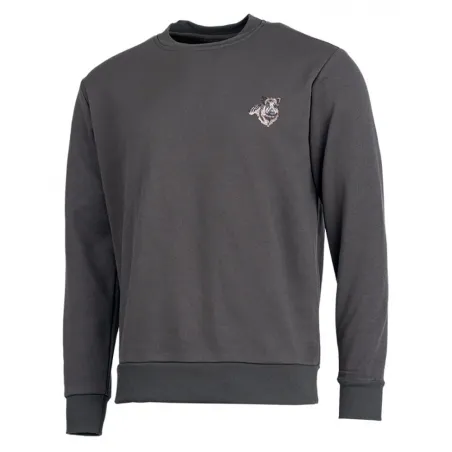 Sweat polaire brodé sanglier - Vert éleveur