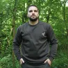 Sweat polaire brodé sanglier - Vert éleveur
