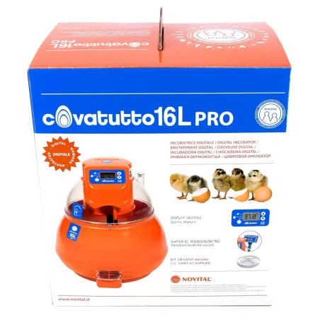 Couveuse auto Novital Covatutto 16L Pro - Élevage précis