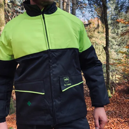 Veste chasse Prior - Ventilation dorsale 2 poches Classe 1