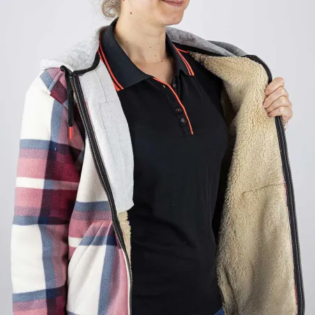 Surchemise femme Loan chaude doublure polaire S-3XL