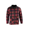 Chemise polaire homme rouge LMA® - Chaleur 390g/m²