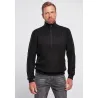 Pull Troyer Noir Brandit® - Col Camionneur Homme