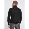Pull Troyer Noir Brandit® - Col Camionneur Homme