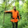Veste imperméable à capuche orange S-4XL pour élevage