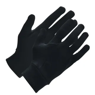 Gants chasse élastiques coton-lycra noir taille unique
