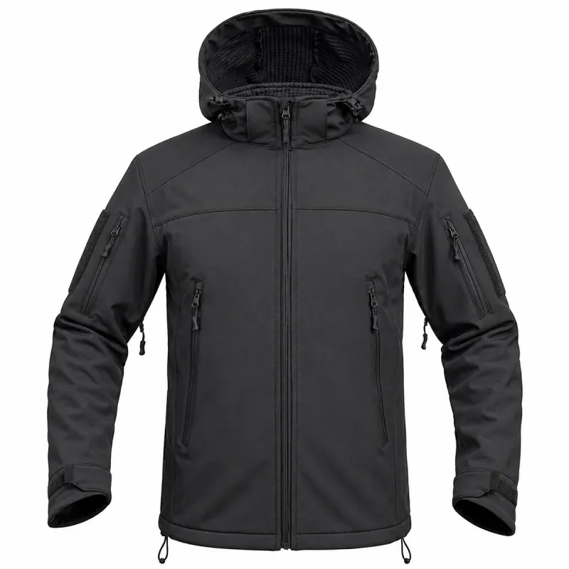 Veste Softshell Fighter A10® Homme - Noire, imperméable
