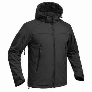 Veste Softshell Fighter A10® Homme - Noire, imperméable