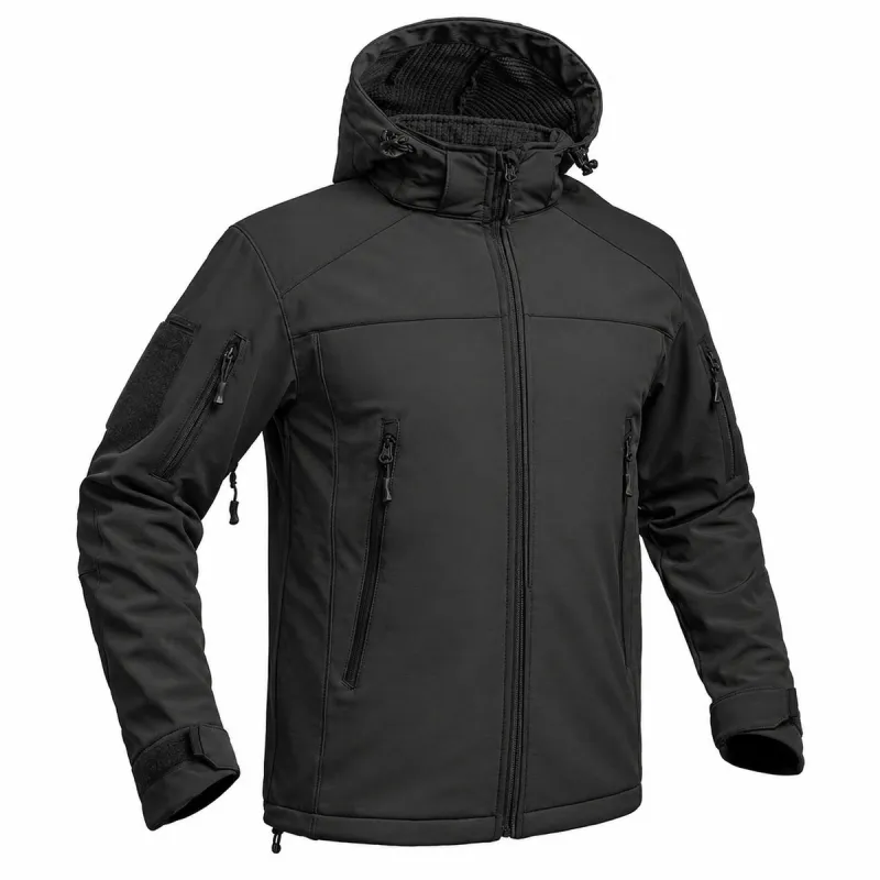 Veste Softshell Fighter A10® Homme - Noire, imperméable