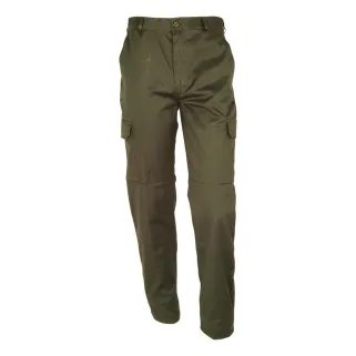 Pantalon homme kaki polycoton résistant 36-60
