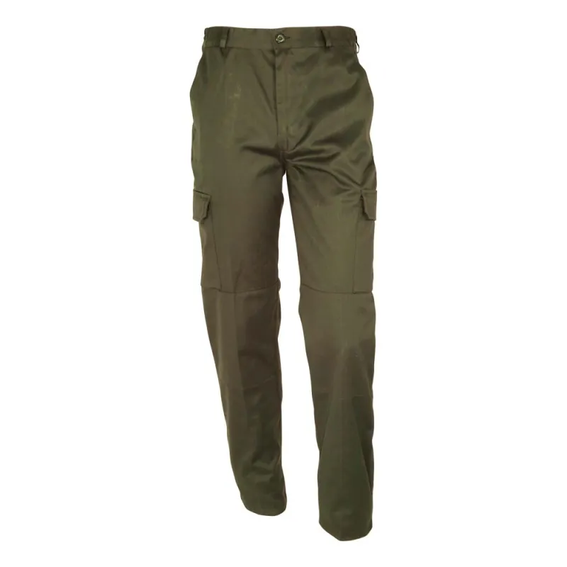 Pantalon homme kaki polycoton résistant 36-60