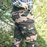 Pantalon treillis F1 6 poches doublé camo - Chasse grand froid