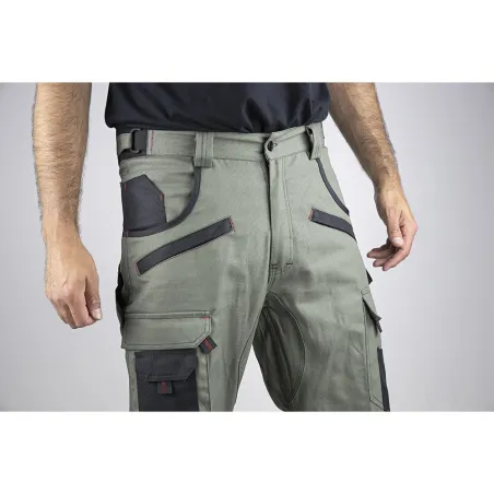 Pantalon Pro Kaki Ultra-Résistant 38-50 Élevage & Jardin