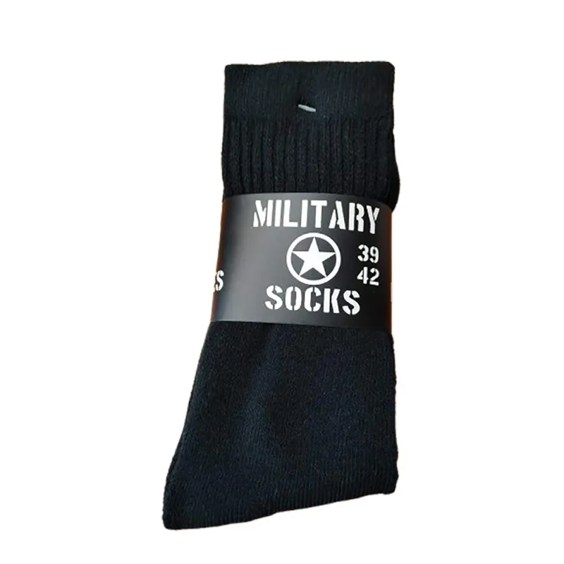 Lot de 3 paires de chaussettes mi-hautes noires 39-46