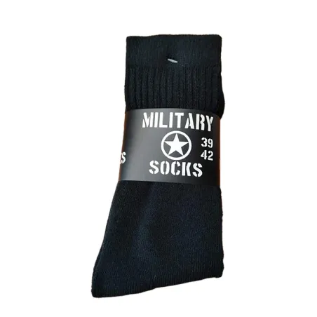 Lot de 3 paires de chaussettes mi-hautes noires 39-46