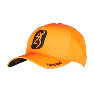 Casquette More Pet orange respirante - Sécurité chasse