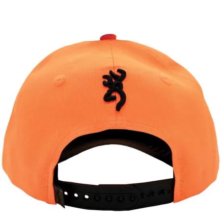 Casquette More Pet orange respirante - Sécurité chasse