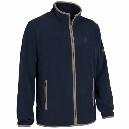 Blouson polaire Scotland 4 poches bleu marine S à 4XL
