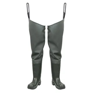 Cuissardes homme PVC noires - Imperméables et antidérapantes