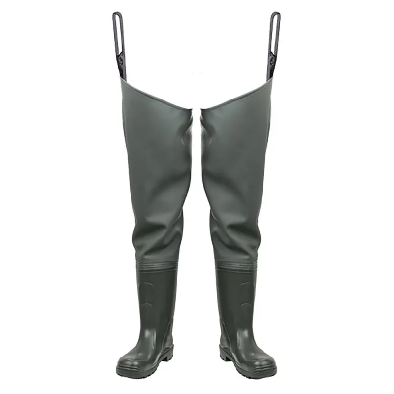 Cuissardes homme PVC noires - Imperméables et antidérapantes