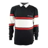 Polo FAST coton bleu marine manches longues M à 3XL