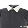 Polo FAST coton bleu marine manches longues M à 3XL