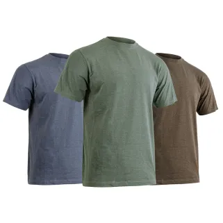 Pack 3 T-shirts Lincoln - Vert, Bleu, Marron - S à 3XL