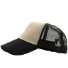 Casquette Capitole respirante réglable gris/noir en coton