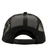 Casquette Capitole respirante réglable gris/noir en coton