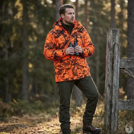 Veste Ridge Thermo camo orange - S à 5XL