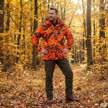 Veste Ridge Thermo camo orange - S à 5XL