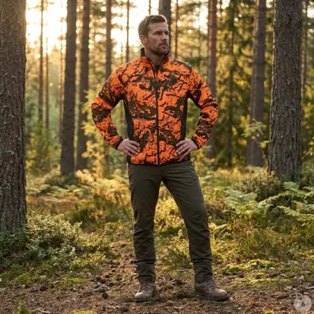Veste Ridge Thermo camo orange - S à 5XL