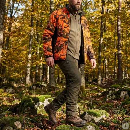 Veste Ridge Thermo camo orange - S à 5XL
