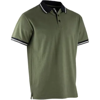Polo Lewis vert manches courtes - Confort & style S à 3XL