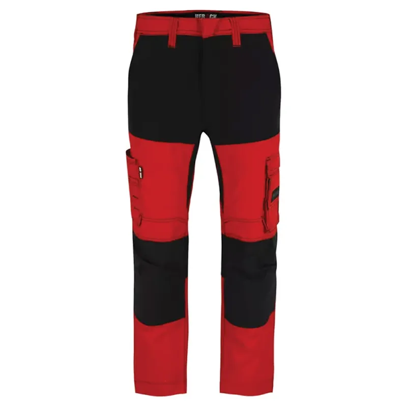 Pantalon travail homme Hector Herock® rouge multi-poches
