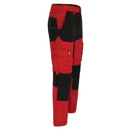 Pantalon travail homme Hector Herock® rouge multi-poches