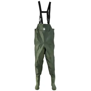 Waders étanches nylon PVC poche ventrale 39-48 crantées