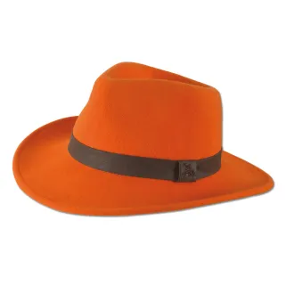 Chapeau Woolchap feutre laine orange déperlant M-XL