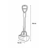 Pelle ramasse-crottes ergonomique pour chiens et chats