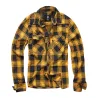 Chemise flanelle Brandit® jaune/noire - Homme